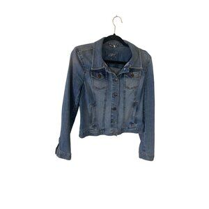 Loft Women's Classic Casual Blue Denim Jacket - Medium